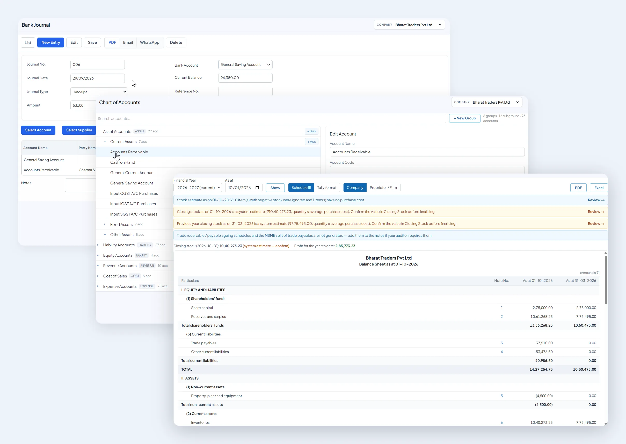 Accounting and reports in CraveInvoice